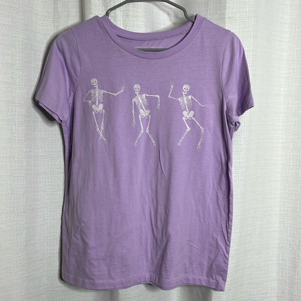 Grayson/Threads | Purple Skeleton Graphic Tee